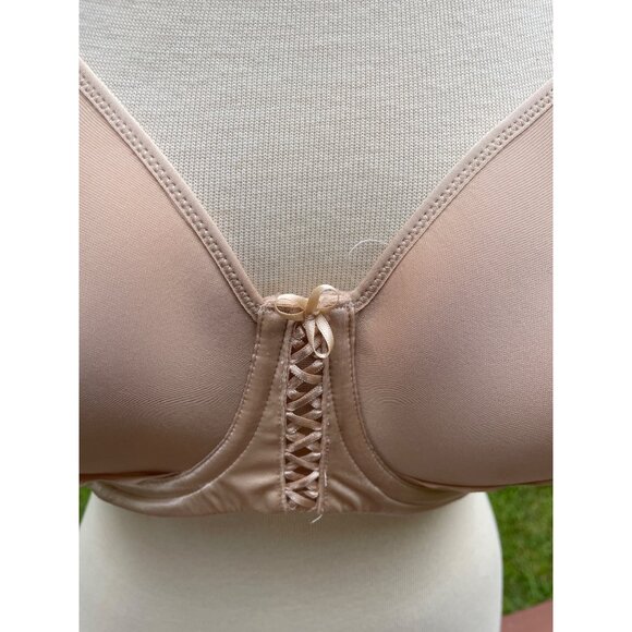 Parfait Lace-Up Beige Underwire Bra 38DD - Picture 2 of 10